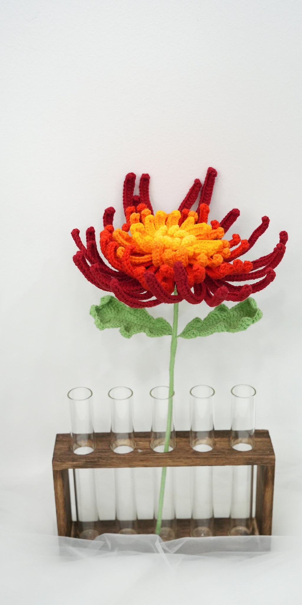 菊花钩针图解