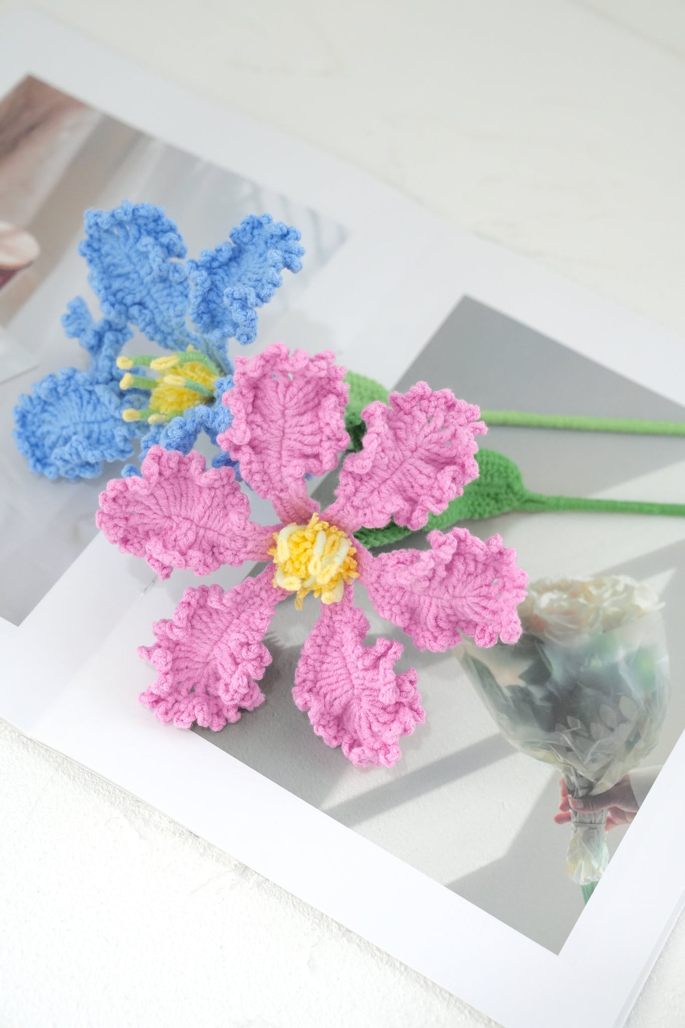 紫薇花钩针图解