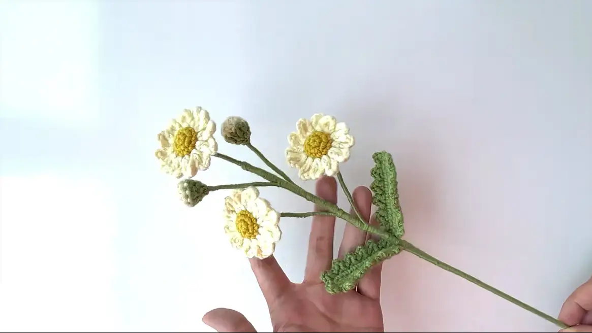 雏菊钩针图解|hookok