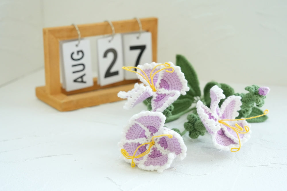 石竹钩针图解