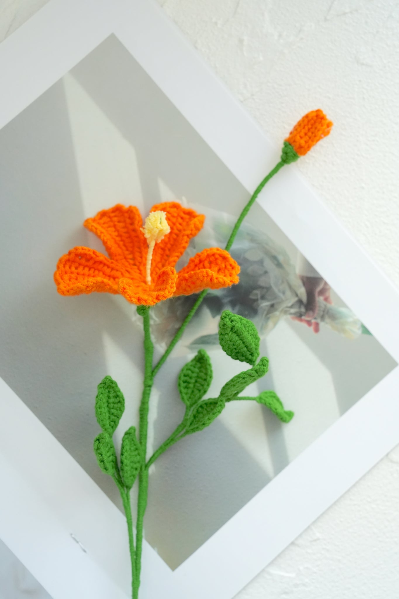 木槿花钩针图解