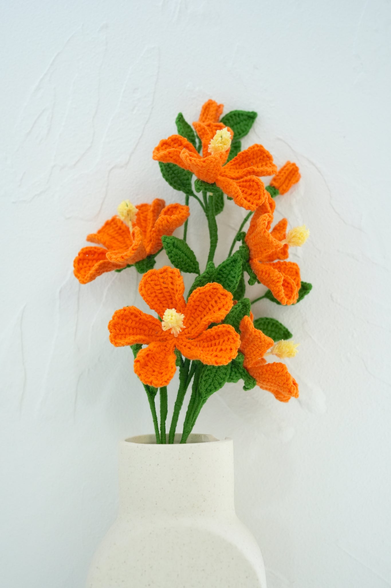 木槿花钩针图解