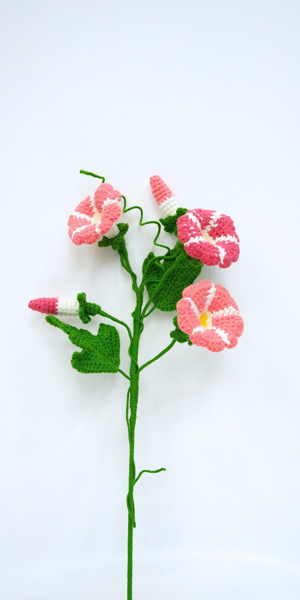 牵牛花钩针图解