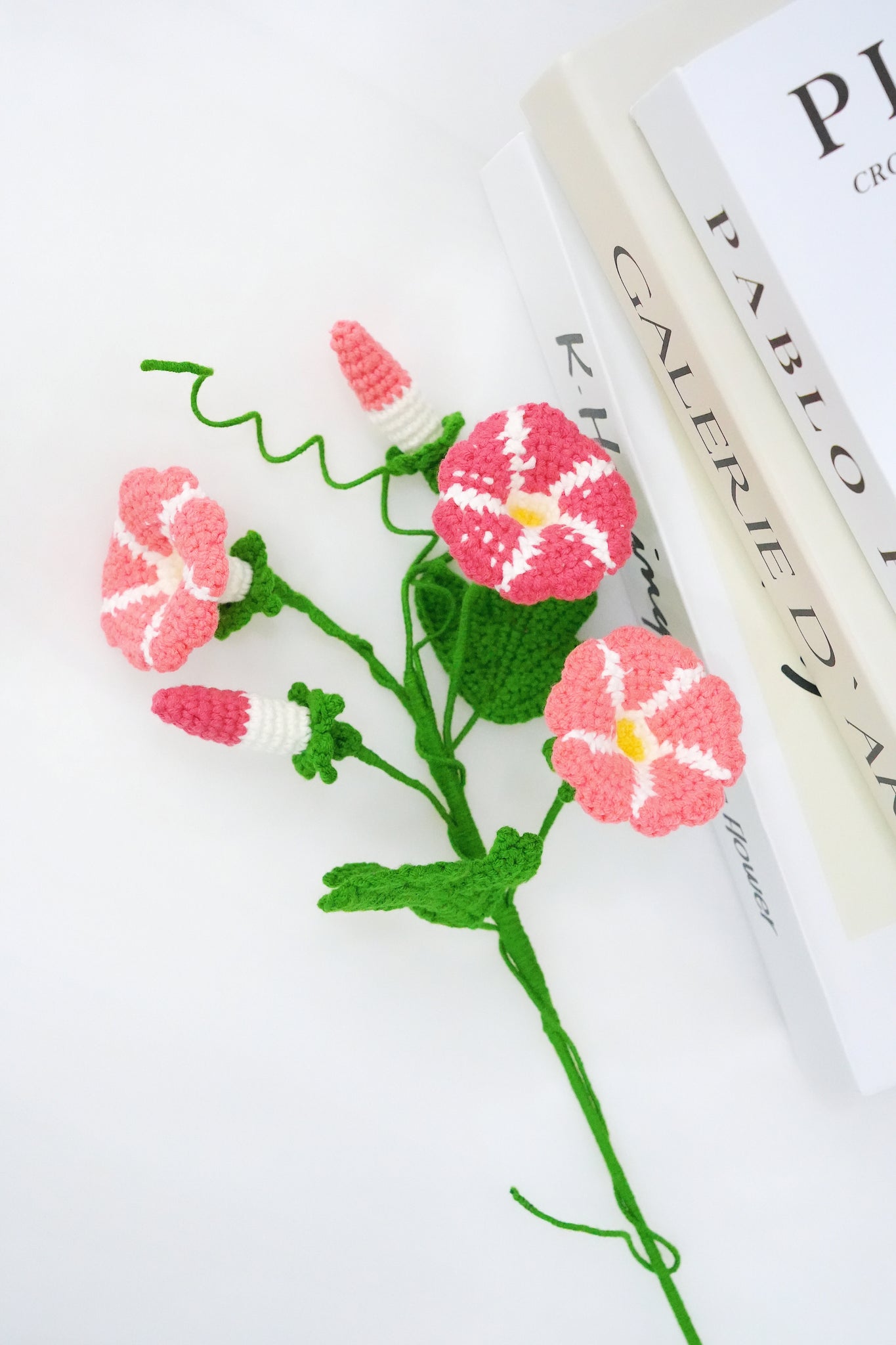 牵牛花钩针图解