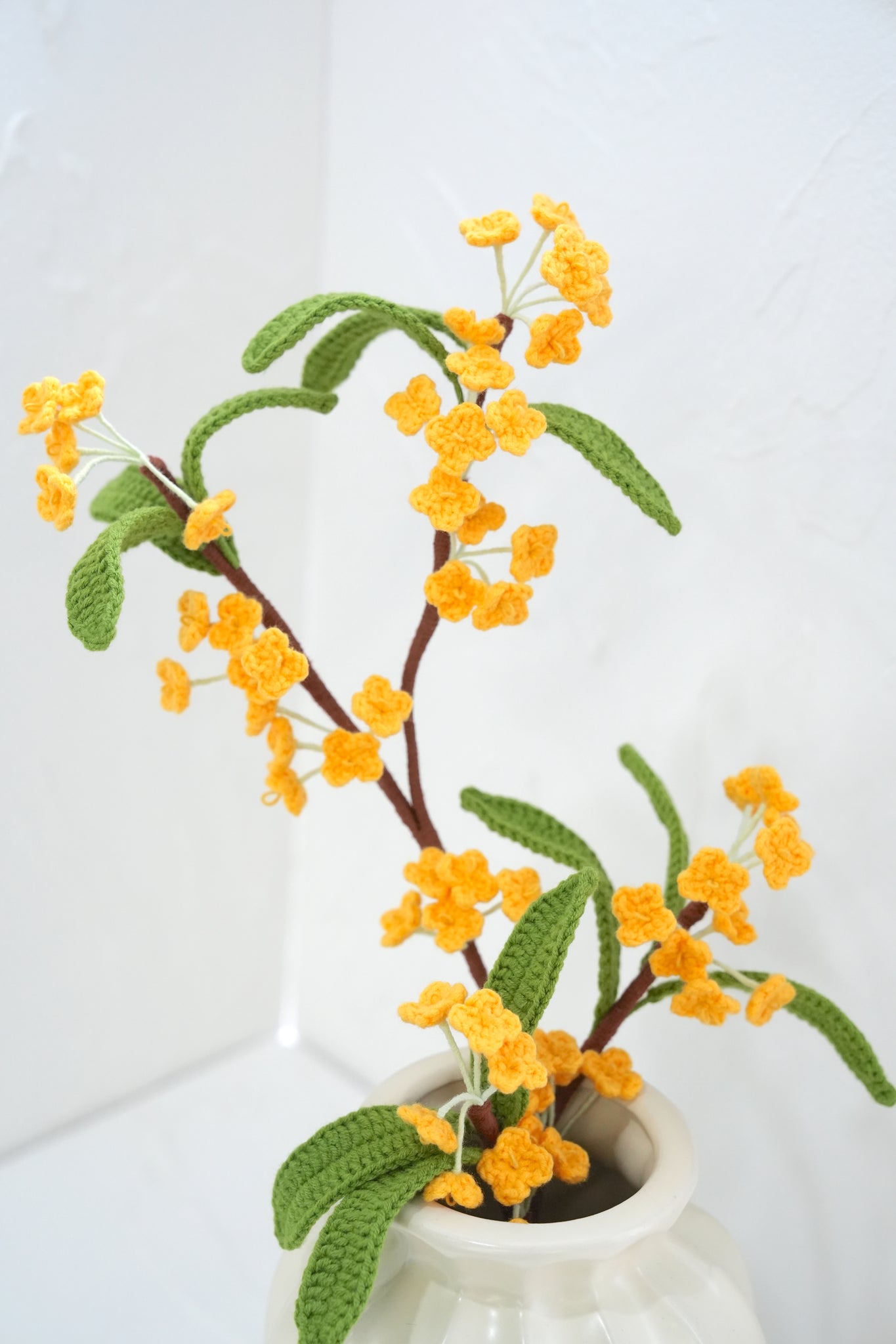 桂花钩针图解