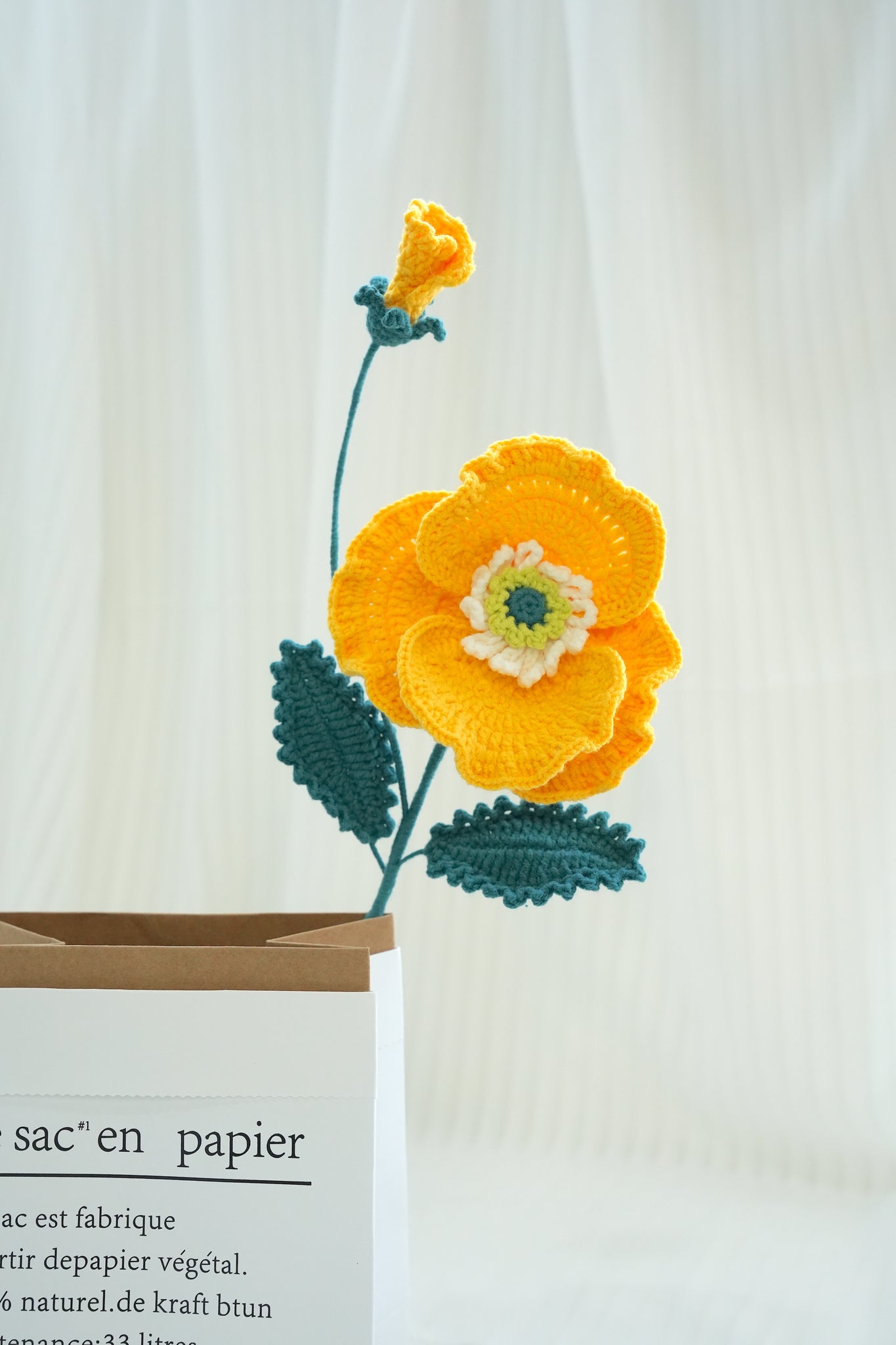 罂粟花钩针图解