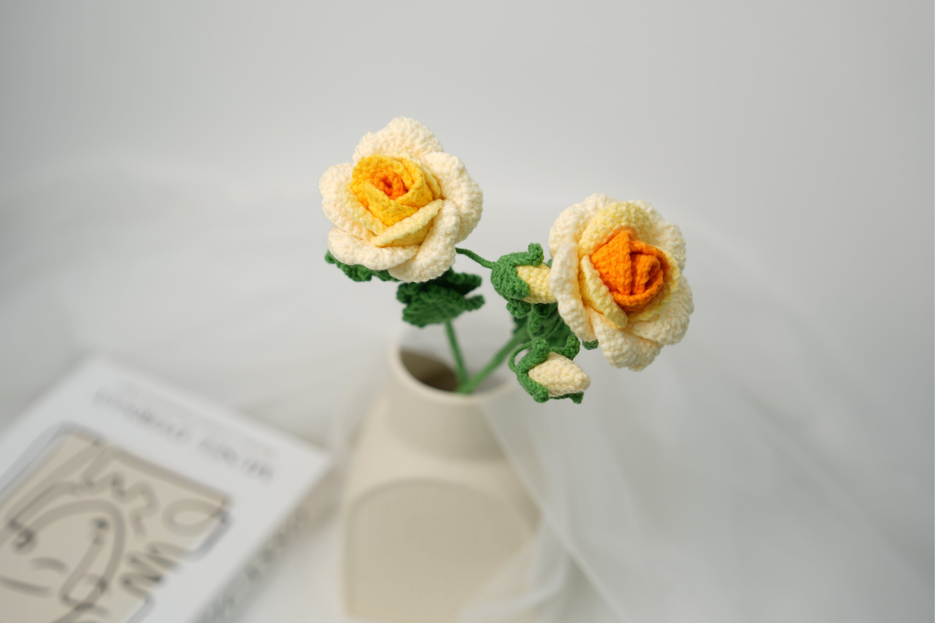 月季花钩针编织图解教程2