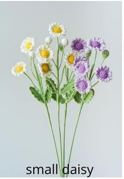 雏菊钩针编织图解教程
