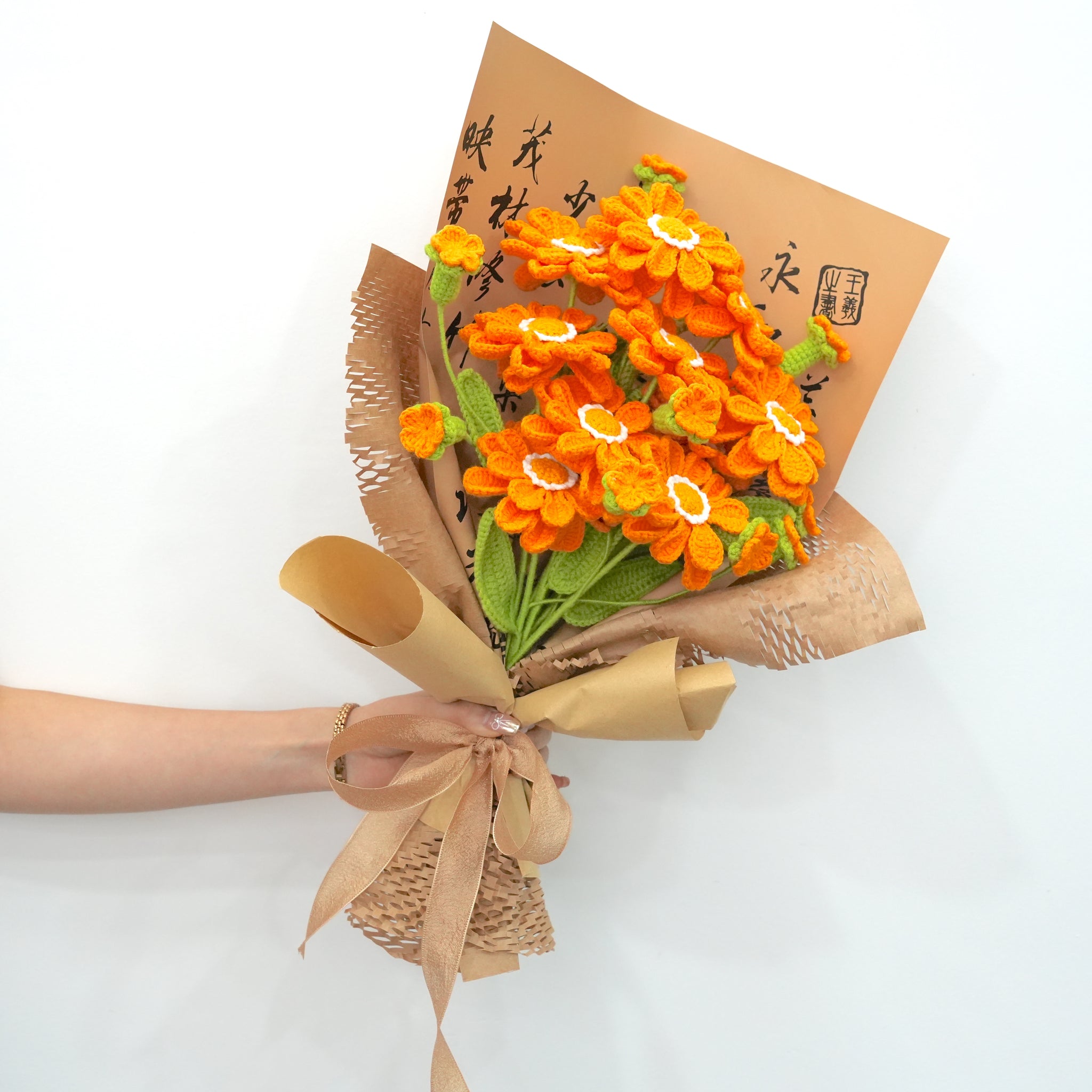 百日菊钩针图解